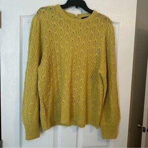 J. Crew Mustard Knit Women's Sweater